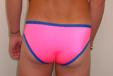 Low Rise Florescent Pink Swim Trunks : C2F84