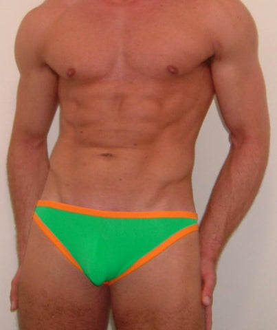 Low Rise Florescent Green Swim Trunks : C2F86